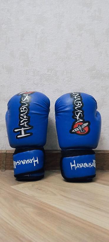 boks aleti: Hayabusa boks əlcəkləri – mavi rəng - Brend: Hayabusa - Nişanlama — 1