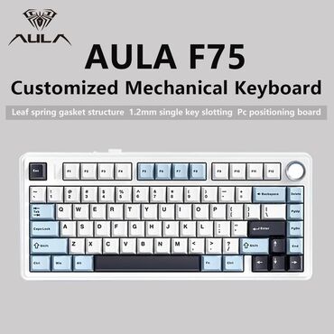 Флеш карты: Aula F75 mexaniki klaviatura Təsvir: Aula F75 markalı mexaniki