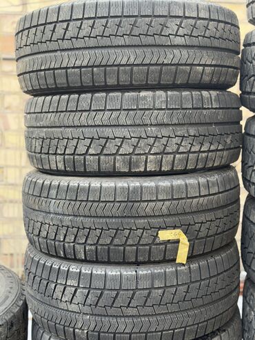 Диски: Шины 215 / 55 / R 17, Зима, Б/у, Комплект, Легковые, Япония, Bridgestone