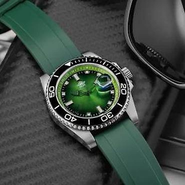 Ručni satovi: ADDIESDIVE AD2089 - 41mm - Zelena / Silikon ADDIESDIVE AD2089 - 41mm — 6