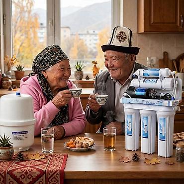 Фильтры для питьевой воды: Система очистки воды “Reverse Osmosis System” под мойку Комплект — 8