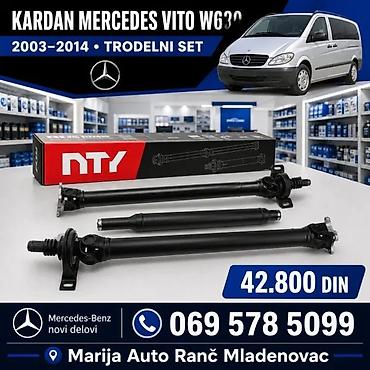 Prenosni sistem: NOSAC KARDANA LEZAJ KARDAN MERCEDES VITO 639 5 | Nosac kardana — 3