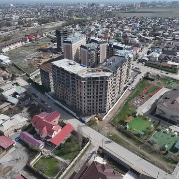 ош квартира берилет келечек: 1 комната, 41 м², Элитка, 8 этаж, ПСО (под самоотделку)