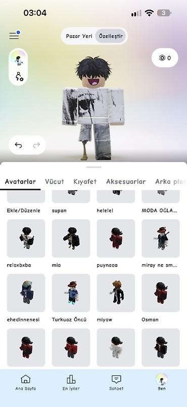 kombi fondital: ROBLOX avatar dizaynı və fərdiləşdirmə xidməti Xidmətin məzmunu: - — 2
