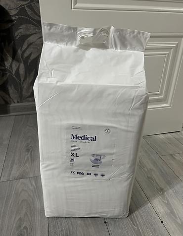 zəli satisi aptek: Bir ədədi 0.6dır, 30 ədədi 20 m. Medical Adult Diaper – böyüklər üçün — 1