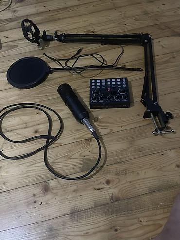azercell internet modem: Podcast/stream üçün tam mikrofon seti - Kondensator mikrofon (XLR — 3
