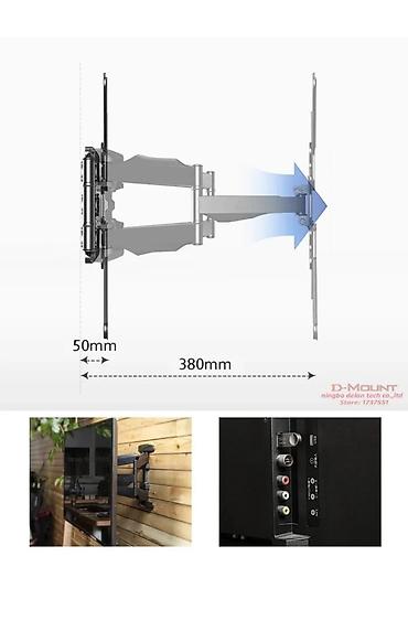 230: Кронштейн настенный для телевизоров 32"–65", полнофункциональный — 4
