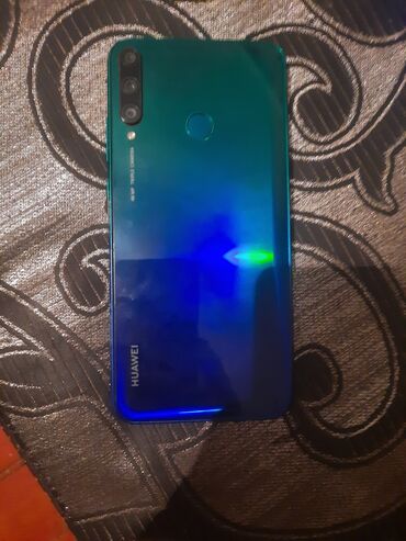 antikvar telefon: Huawei P40 lite E, 64 ГБ, цвет - Зеленый, Отпечаток пальца