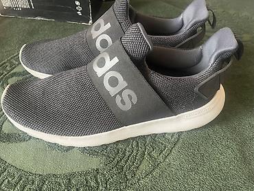 Мужские кроссовки, 44, Adidas, Б/у, цвет - Серый