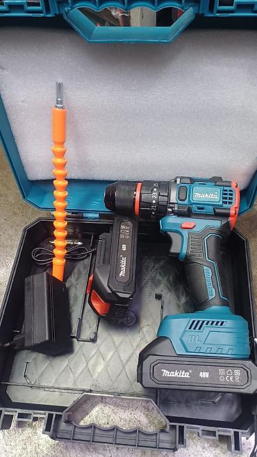 makita: Аккумуляторная дрель-шуруповерт Makita (бесщеточная, 48V) в комплекте — 5