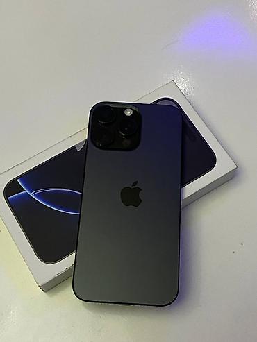 Техника и электроника: IPhone 16 Pro Max, Б/у, 256 ГБ, Черный, Коробка, 90 % — 2
