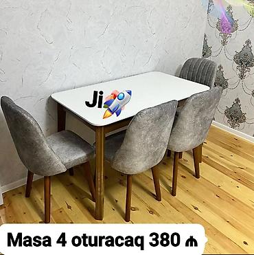kuxna üçün stol: Mətbəx üçün, Yeni, 4 stul — 1
