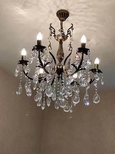 omid cilcıraq: Çılçıraq, 6 lampa, Xrustal — 3