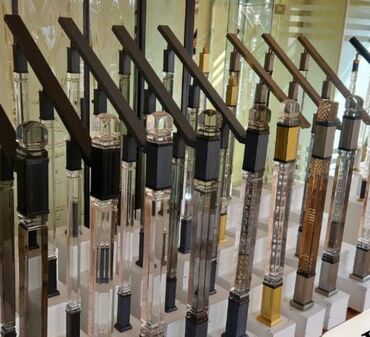 Pilləkən məhəccərləri: Yeni Pilləkən məhəccəri, Paslanmaz polad, Pulsuz çatdırılma — 24