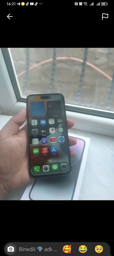 iphone 14 pro işlənmiş: IPhone 14 Pro Max, 128 GB, Mərcanı, Simsiz şarj, Face ID