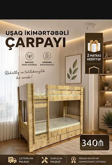 demir divan: Oğlan və qız üçün, Yeni, Çarpayı, Matras ilə, Siyirməli, Laminat — 3