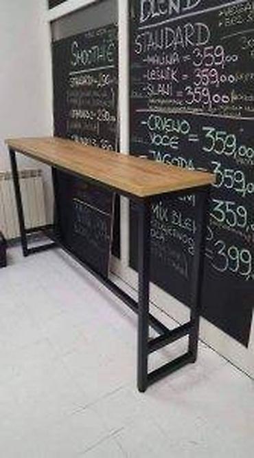 forma ideale tabure cena: BARSKI STO MODEL H6F | Izrada nameštaja po meri Drvo&metal — 1