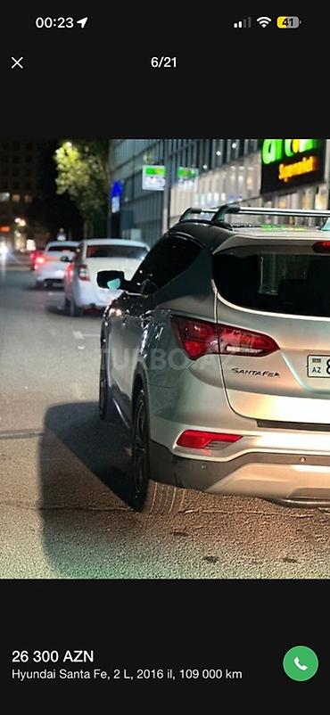 changan eado 2013: Hyundai Santa Fe: 2 l | 2016 il Krossover — 8