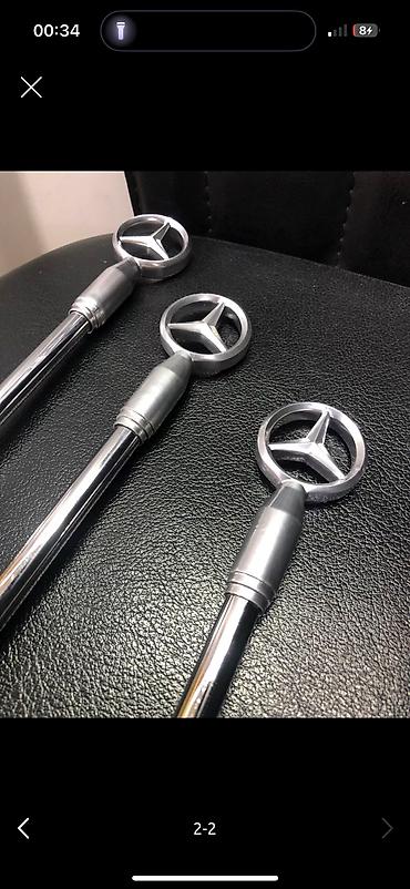 авто антены: Флагшток Аналог ОРИГИНАЛА (габаритная антенна) Мерседес Мерс Mercedes — 6