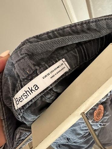 Şalvarlar: Şalvar, Bershka, S, rəng - Boz — 2