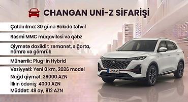 nev holand: Changan CS55 Plus: 1.5 l | 2026 il — 9