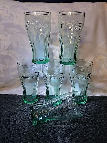 Čaše: Case nove,vintaz Coca Cola. Case Coca Cola,bez ostecenja sve na njima — 4