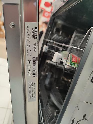ariston ehtiyat hisseleri: Qabyuyan maşın Hotpoint-Ariston, Tam qabaritli (60 sm.), Quraşdırılan, Yeni — 5
