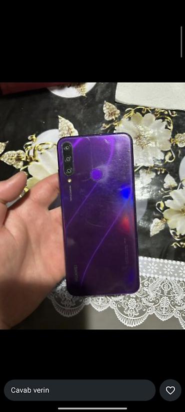 huaweı tablet: Huawei Y6p, 64 GB, rəng - Bənövşəyi, Barmaq izi — 1