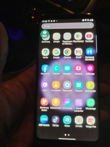 телефон самсунг флай: Samsung Galaxy S9 Plus, 128 GB, rəng - Gümüşü, Barmaq izi