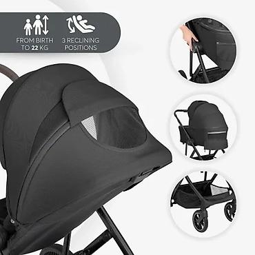 kadica: KIKKA BOO – Kikkaboo kolica Chiara 3in1 set sa i-Size autosedištem i — 3