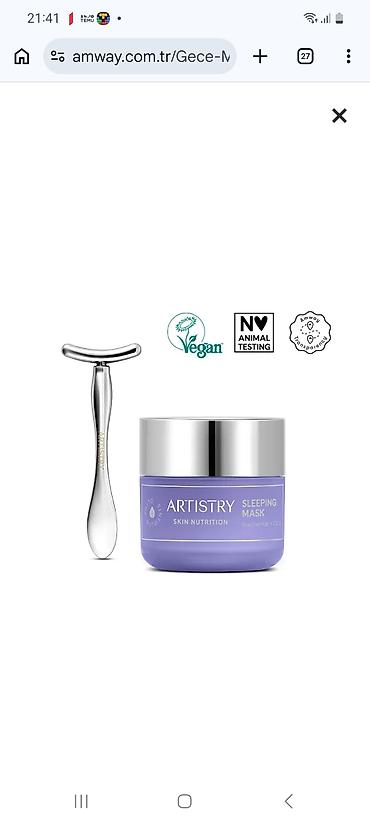 Artistry Skin Nutrition Sleeping Mask – gecə üçün qidalandırıcı üz lalafo.az -da Artistry Skin Nutrition Sleeping Mask – gecə üçün qidalandırıcı üz