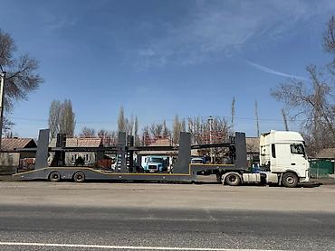 Транспорт: Автовоз-прицеп (двухъярусный) для перевозки автомобилей - — 2