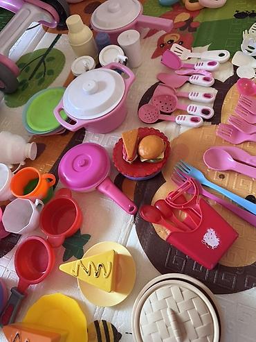 Наборы посуды: Большой набор детской посуды и кухонных принадлежностей для игры в — 6