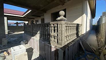 Бетонные еврозаборы: Бетонные балясины перилы ограждения террасы, цена вместе с — 1