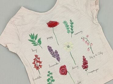 bluzki haftowane ludowe: T-shirt, Zara, 6-9 months, condition - Very good