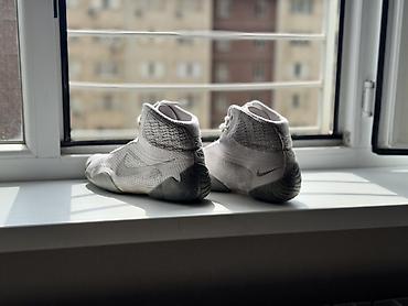 борцовки 42: Мужские кроссовки, 42, 42.5, Nike, Б/у, цвет - Серый, Самовывоз, Платная доставка — 5