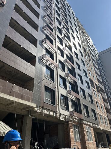 тц бишкек парк: 3 комнаты, 96 м², Элитка, 12 этаж, ПСО (под самоотделку)