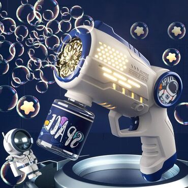 игрушки для ванны: Пистолет мыльный пузыри Работает на батареиках Доставка по всему
