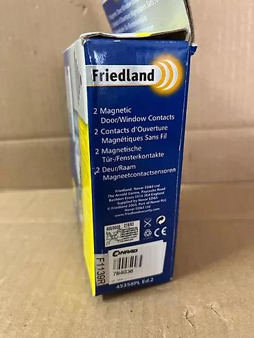 Oprema za video nadzor: Friedland Response SU4F – bežični magnetski kontakti za vrata/prozore — 5