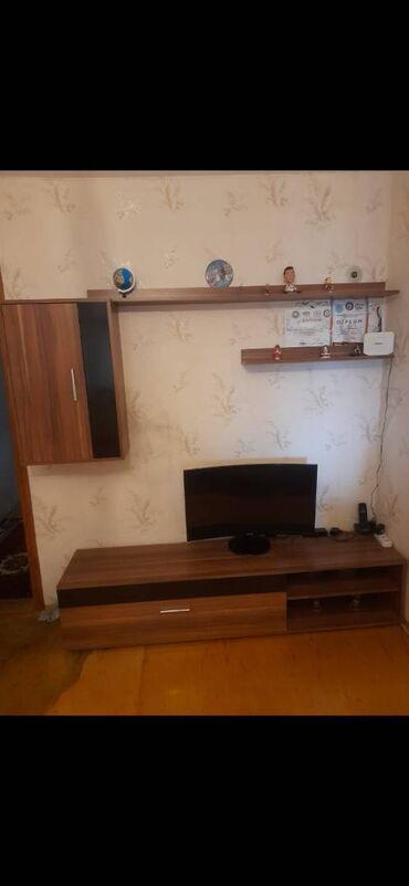 подставка под телевизор lg: Б/у, Прямой ТВ стенд, С полками, Деревянный