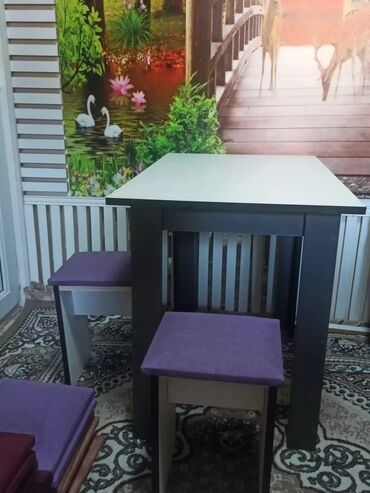 Masa və oturacaq dəstləri: Mətbəx üçün, Yeni, Açılmayan, Dördbucaq masa, 4 stul -da lalafo.az — 14 Masa və oturacaq dəstləri: Mətbəx üçün, Yeni, Açılmayan, Dördbucaq masa, 4 stul — 14