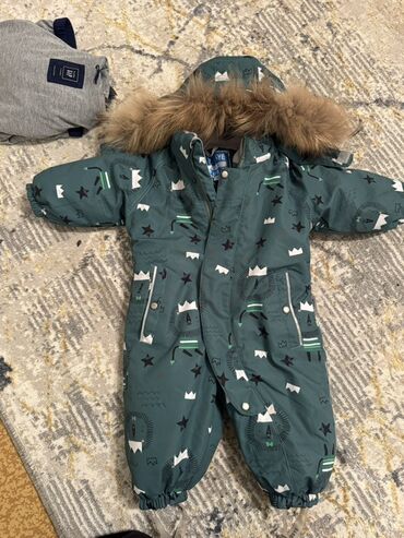 спортивный одежды: Тёплый детский зимний комбинезон с принтом фирма Lassie - Тип