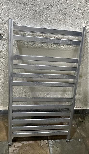 nerdivan nedir: Paslanmayan poladdan dəsmal radiatoru (towel warmer) – parlaq xrom — 3