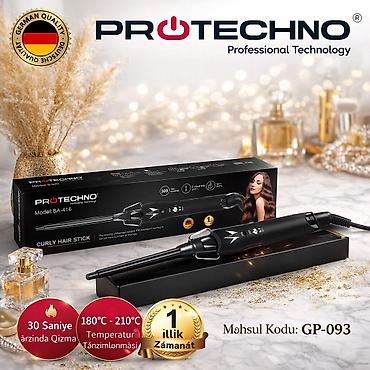 №: 12825 Məhsulun adı: Saç burma üçün maşa PROTECHNO GP-093 Brend