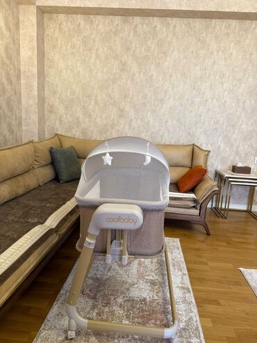 Beşiklər: Oğlan və qız üçün, Dördbucaq, Beşik, Dəstsiz, Matras ilə, Yellənmə mexanizm ilə — 6