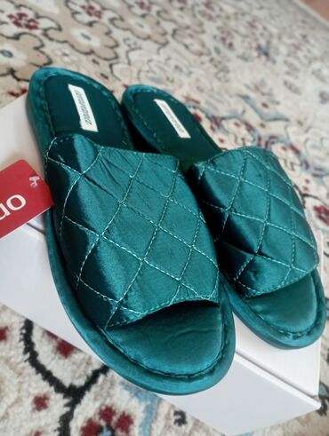 polo обувь: Домашние тапочки 40, цвет - Зеленый