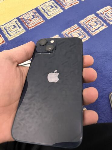 айфон 7 бу цена в бишкеке: IPhone 13, Колдонулган, 128 ГБ, Blue Titanium, Заряддоочу түзүлүш, Каптама, 79 %