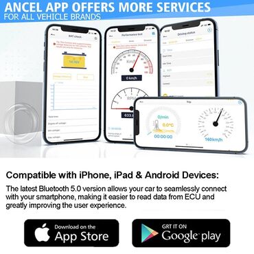 Alati za automobile: ANCEL BD300 Bluetooth OBD2 za BMW grupu vozila Mini, Rolls Royce — 15