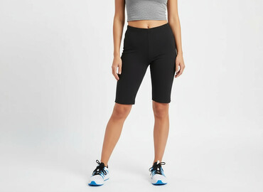 legginsy wyszczuplające plus size: Лосини Короткі жіночі, розмір L