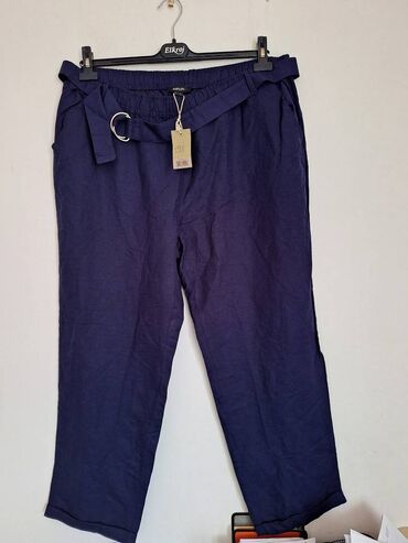 džeparke pantalone: 6XL (EU 52), High rise, Other type